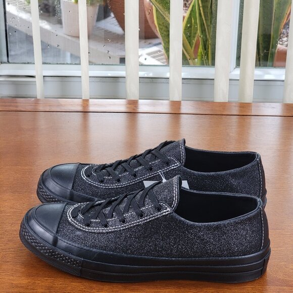 Converse X JW Anderson CTAS 70 VTG Ballet UT Ox Black 160802C Black/Glitter NWB - Picture 5 of 14